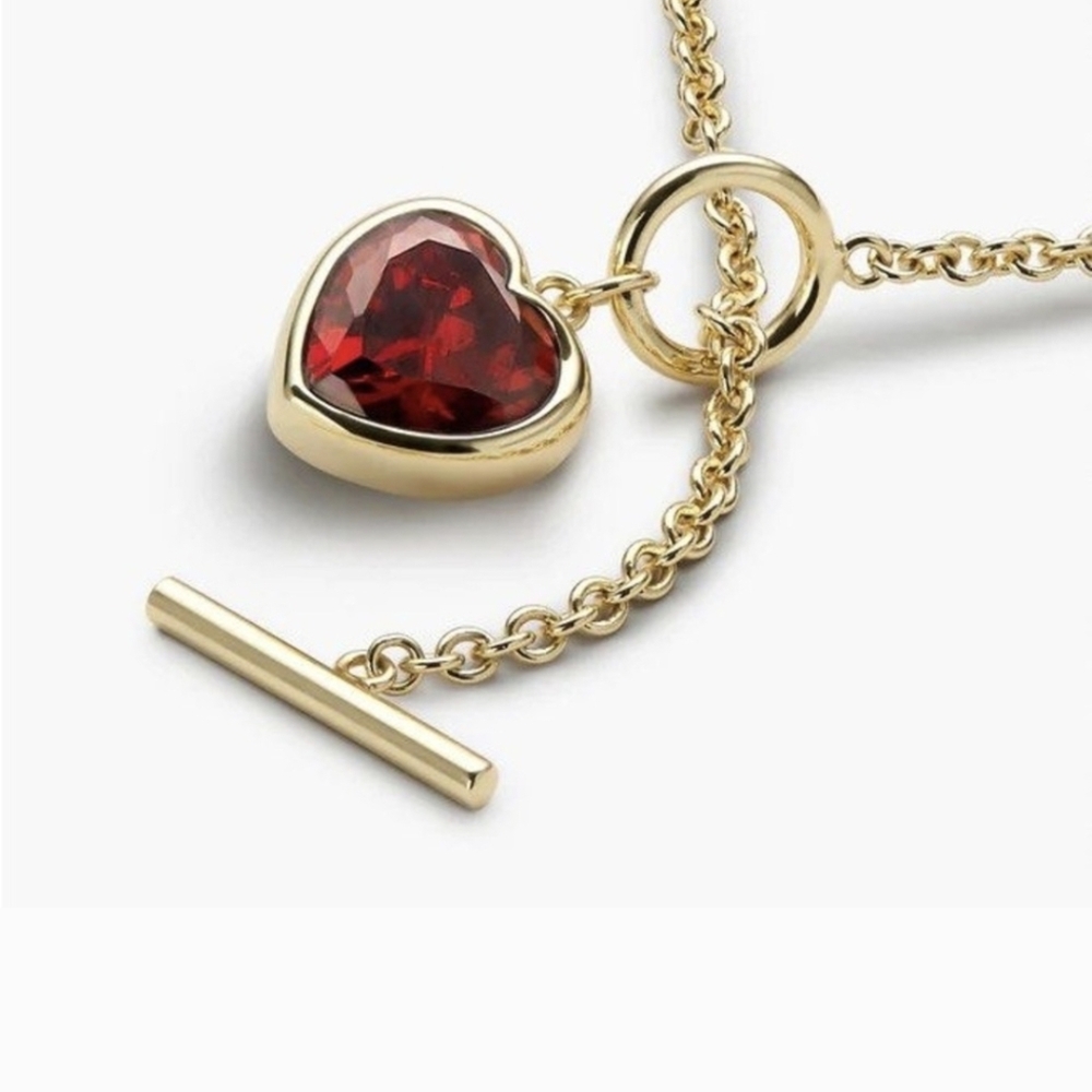 Analuisa by Hanna Lee heart Necklace